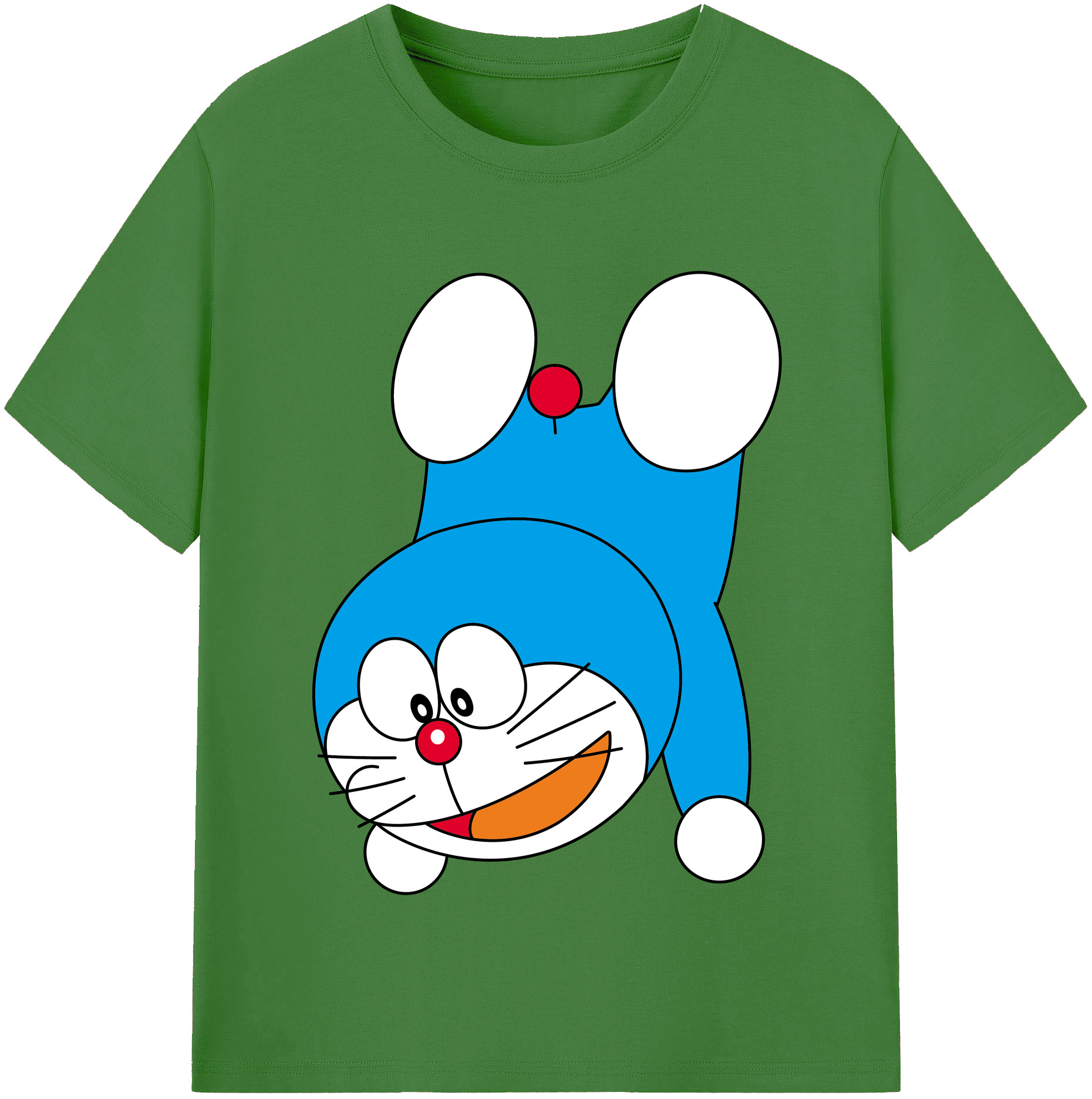 （画像用） ドラえもん Doraemon レディースカジュアルプリントTシャツ（綿100％）